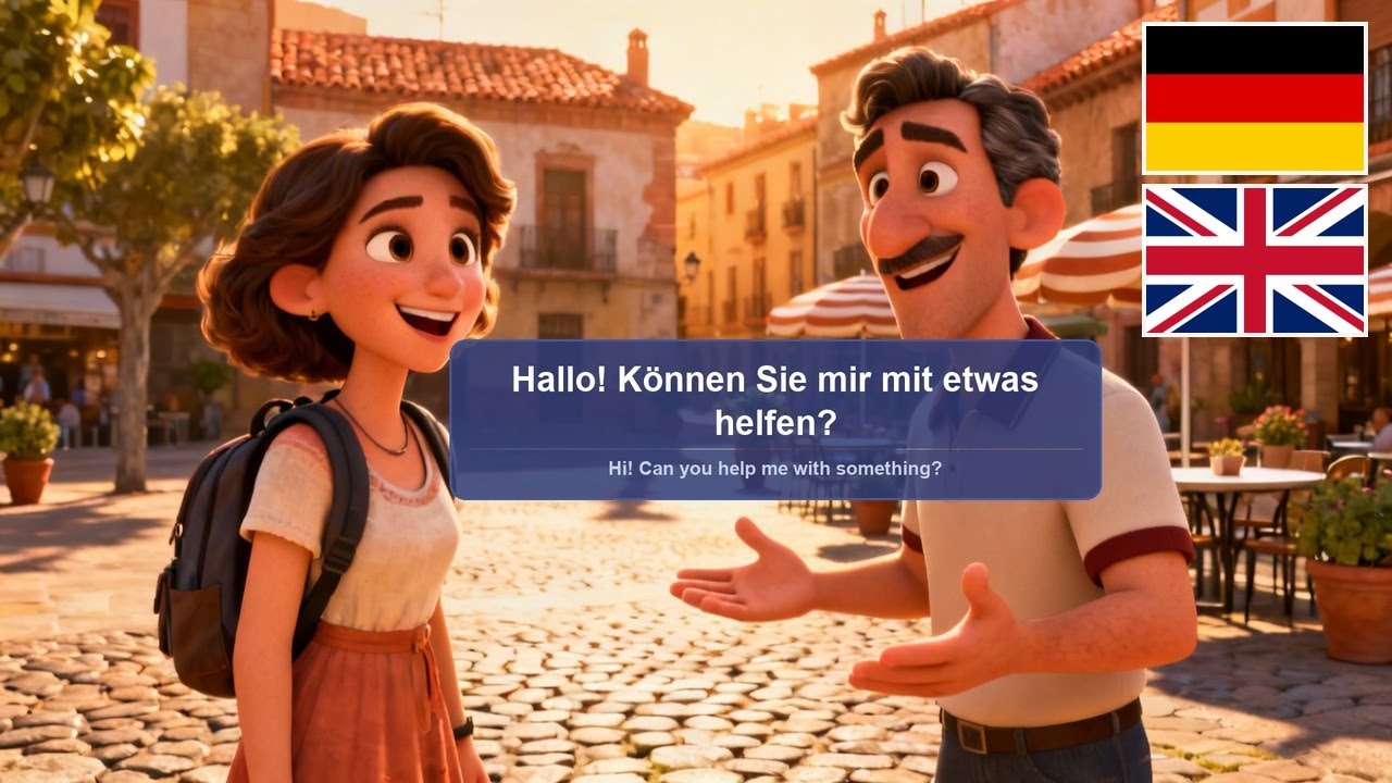 Learn German: 10 Travel Conversations | A2-B1 Practice