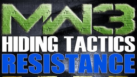 MW3 - Hiding Tactics on Resistance (Camp Fire)