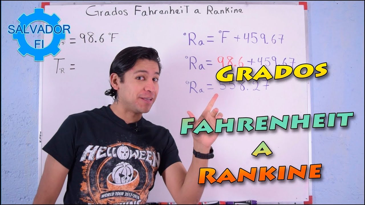 Convertir Fahrenheit A Rankine Salvador FI YouTube