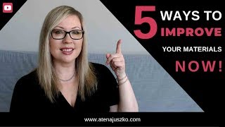 5 ways to improve your ELT materials