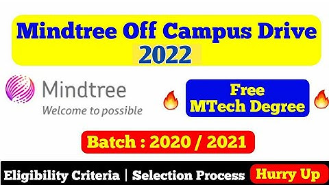 Mindtree Off Campus Drive 2022 || Free Mtech with Job || 2020 & 2021 Graduates|| Chandan Patel