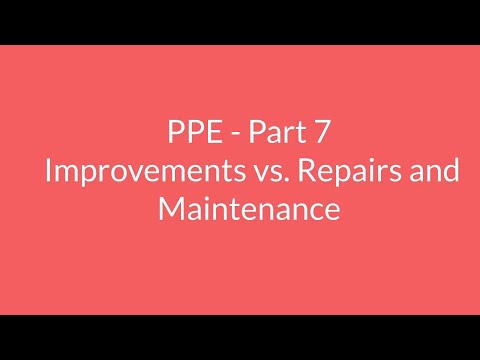 What Expense Code Should Building Repairs And Maintenance