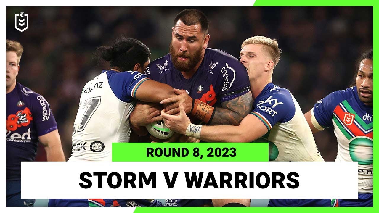 Melbourne Storm v New Zealand Warriors NRL Round 8 Full Match Replay