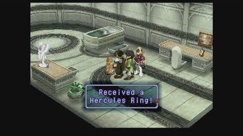 Xenogears (1998) - Snowfield Hideout - Talking to Dan and Midori / Hercules Ring