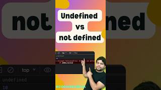 Interview question: undefined vs not defined in javascript. #javascript #codingbuddha Information