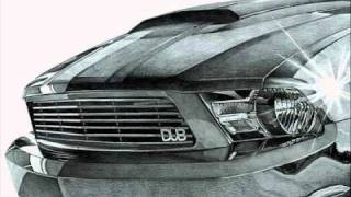 Ford mustang drawing with ballpoint pen #2