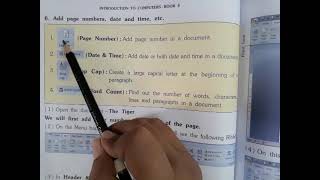 Std 5 Computer/Ch-5 Word/Part-2/Working in word/Point 5 to 8 Profile