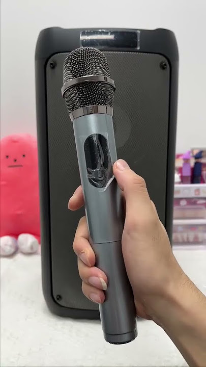 JYX Professional Karaoke Machine with 2 Microphones, Deep Bass Speaker