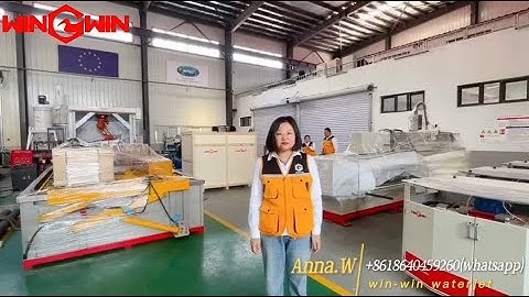 Water jet cutter with automated floor loading and unloading