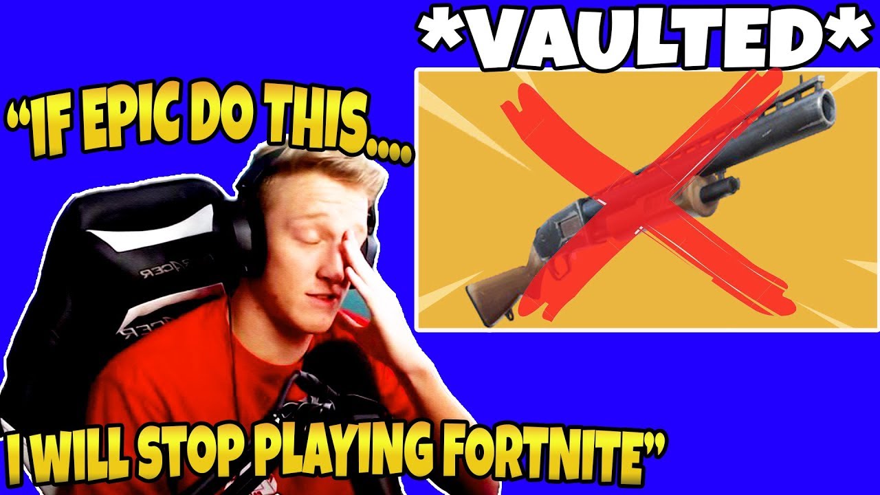 Tfue Reacts To The PUMP SHOTGUN Getting *REMOVED* From Fortnite