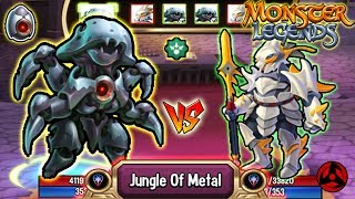 π΄Monster Legends: ZIZANIA level 130 vs WYRMLAD 130 π₯ Synthetic invasion maze