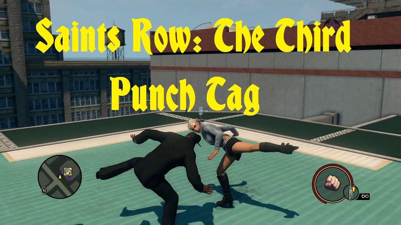 Saints Row 3 Co-op Funny Moments - Punch tag