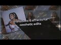 Transitions  effects for aesthetic edits  after effects tutorial