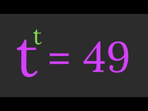 Is this the Hardest Exponential Equation
