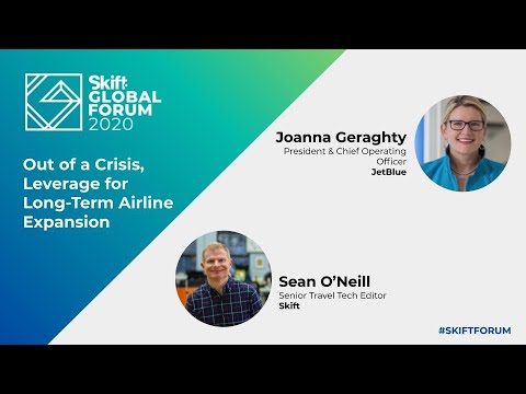 JetBlue President Joanna Geraghty at Skift Global Forum 2020