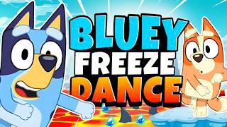 Bluey Freeze Dance 🧊 Bluey Brain Break for Kids 🧊 Floor Is Lava 🧊 Just Dance 🧊 Danny Go Inspired