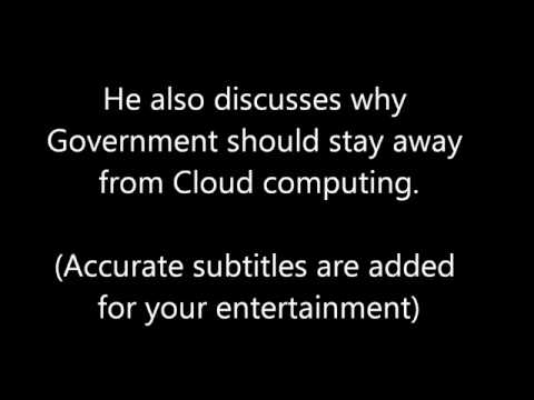 Vishwa Bandhu Gupta: Cloud computing is great...but what if it rains? (Accurate English Subtitles)