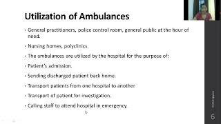 Celebrity Hospital Administration Management Course | Hospital Transportation Services Profile