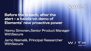 SPHERE2YOU 2026 Helsinki - Before the breach, after the alert - Hannu Simonen, Jarno Niemelä