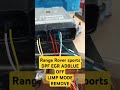 RANGE ROVER DPF EGR DZL 70 limp Mode Remove