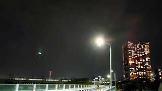常磐線特急ときわ82号 E657系 中川橋梁(亀有-金町)