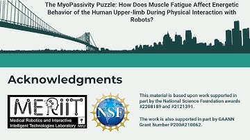 IROS 2023 - MERIIT Lab: "The MyoPassivity Puzzle"