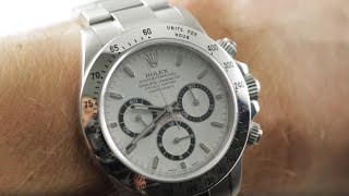 teori Mary Samtykke Rolex Daytona (Zenith El Primero) 16520 Rolex Watch Review - YouTube