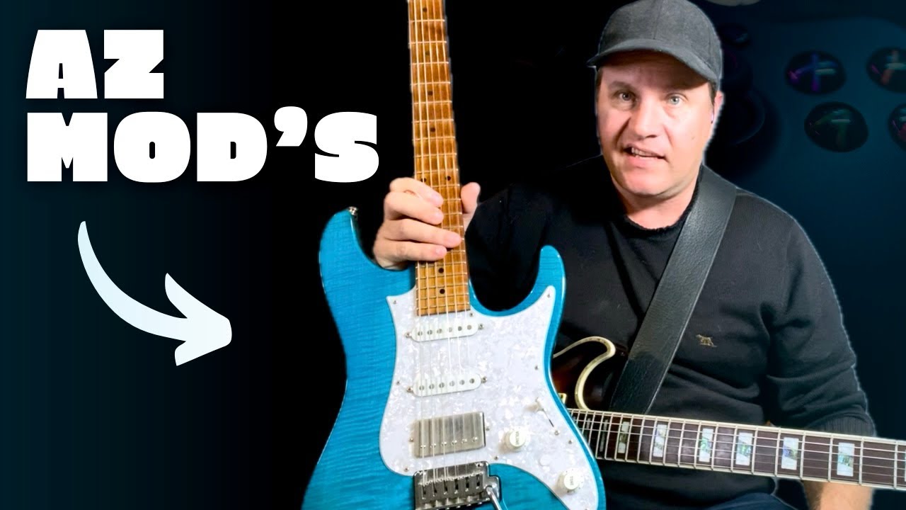I Modded my Ibanez AZ 2204. Here's what was done and why. Guitar