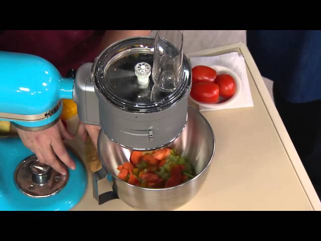 KitchenAid Food Processor Attachment with Commercial-Style Dicing