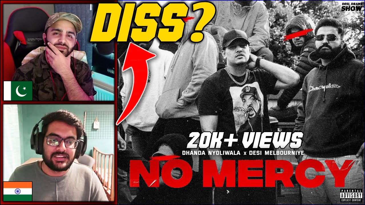 NO MERCY - Dhanda Nyoliwala | REACTION ​with my PAKISTANI Friend! 🇮🇳❤🇵🇰