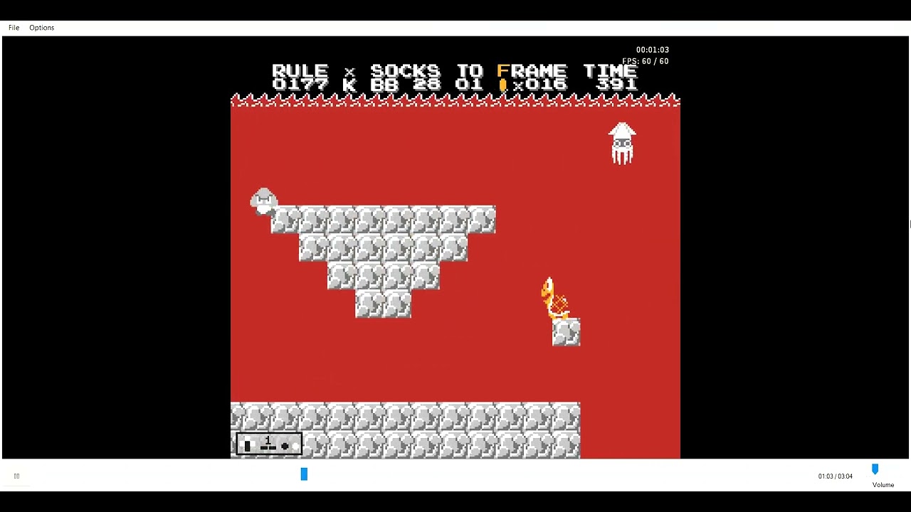Super Mario Bros Jeansowaty Levels: The Next Episode #1 romhack TAS