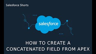 How to create a Concatenated Field from Apex Code | Salesforce