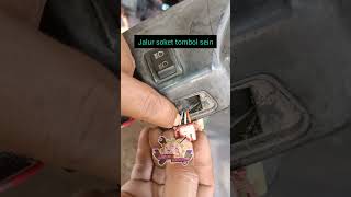 jalur soket tombol sein #tutorial #otomotif #bengkel
