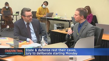 Closing Arguments In Chauvin Trial Scheduled For Monday