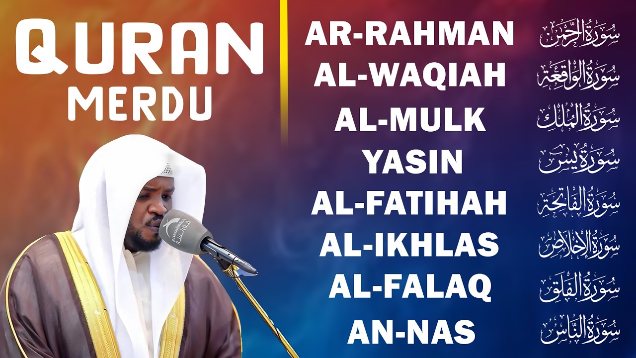 BACAAM AL-QURAN Yang Sangat Merdu Menangis | Alfatiha, Alkahfi,Yasin,Alwaqia, Arrahman, Almoeathat