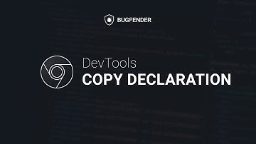 Google Chrome Tools - Copy CSS Declaration