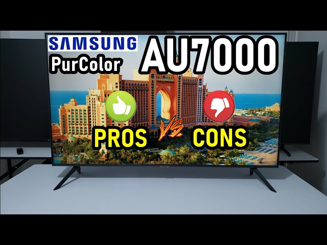 Smart Tv Samsung 55 Pulgadas Au7000 Uhd 4K UN55AU7000GCZB