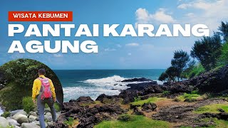 Pantai karang agung kebumen setetes surga yang tersembunyi