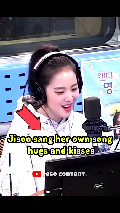 Jisoo sang hugs and kisses💅 #jisoo #jisooearthquake #blackpink #blink #shorts