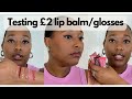 ARE THESE £2 LIP GLOSS/BALMS GOOD ENOUGH? LET&#39;S REVIEW MAKE UP ACADEMY&#39;S HYDRA JUICE GLOSS/BALMS