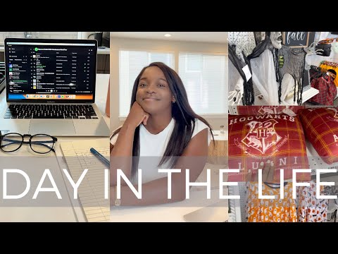 Why I quit interior design + errands + work day | chatty vlog thumbnail