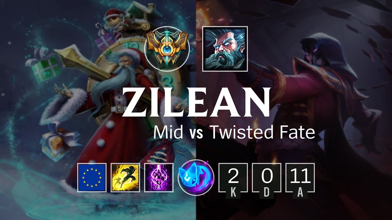 Zilean Mid vs Twisted Fate - EUW Challenger Patch 8.23