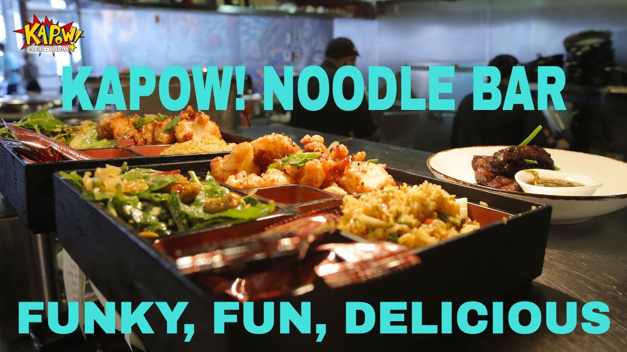Kapow! Noodle Bar Boca Raton Florida's Funky, Fun, and Delicious New Spot. YouTube