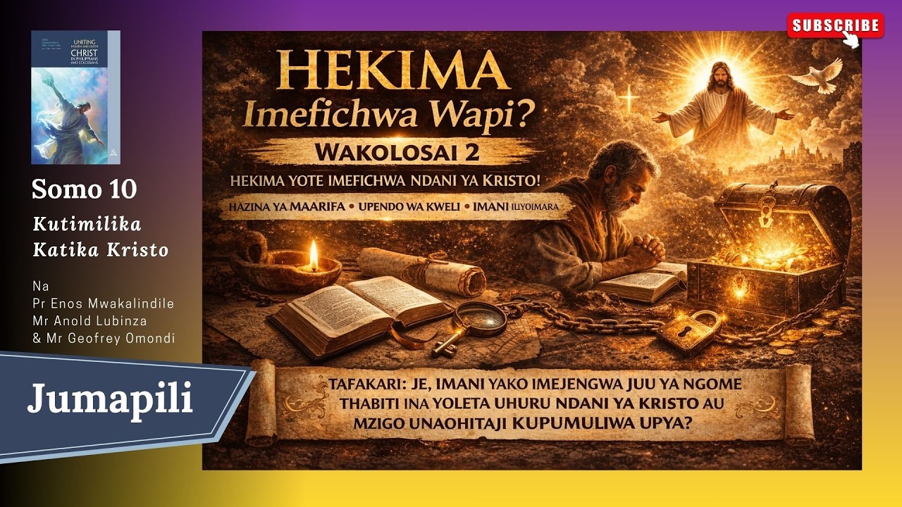 Hekima Imefichwa Wapi? — Wakolosai 2, Kristo na Imani Isiyotikisika | 01 March 2026