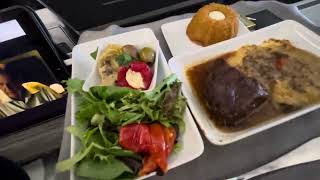 American Airlines Business class meal - disappointing