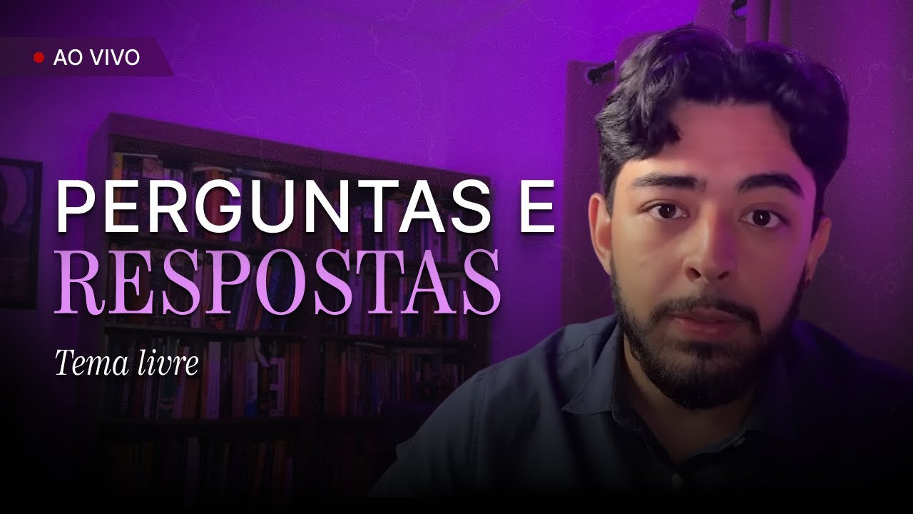 Perguntas e respostas ao vivo (vamos conversar) - YouTube