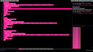 Algorave Sonic Pi Jamming #008