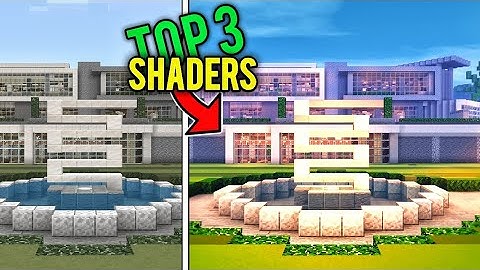 TOP 3 REALISTIC SHADERS FOR MCPE (1 GB RAM PHONES)