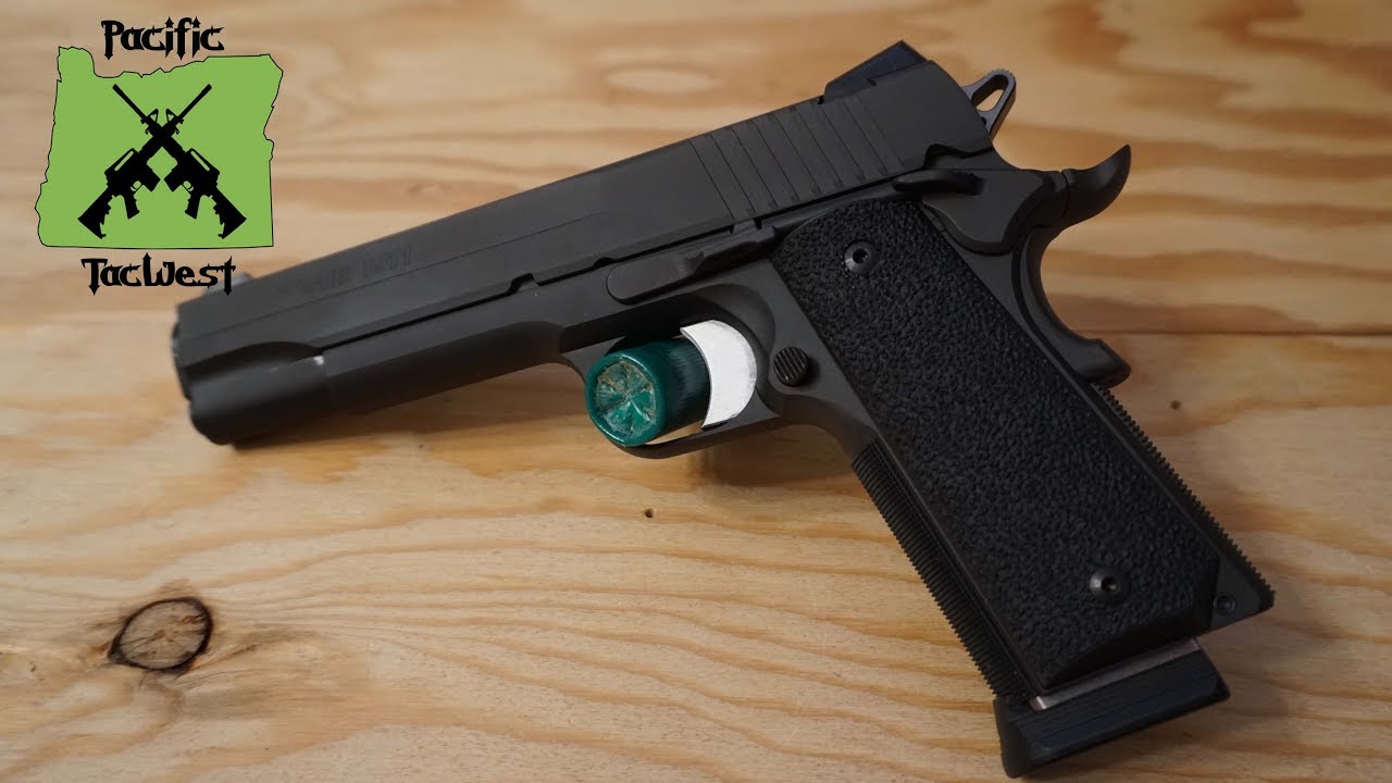 Sig 1911 TacOps Disassembly/Field Strip and Range Time - Sig Sauer