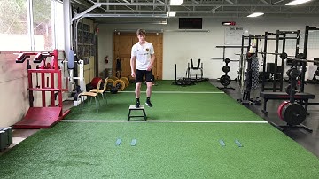 Lateral box drop to broad jump